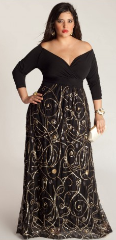 gowns for full figured ladies